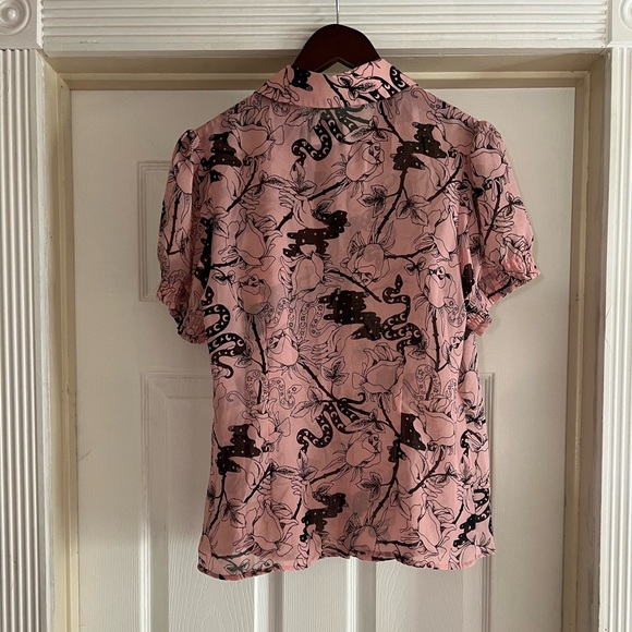 Hell Bunny Fiona Mystic Blouse - Picture 9 of 13